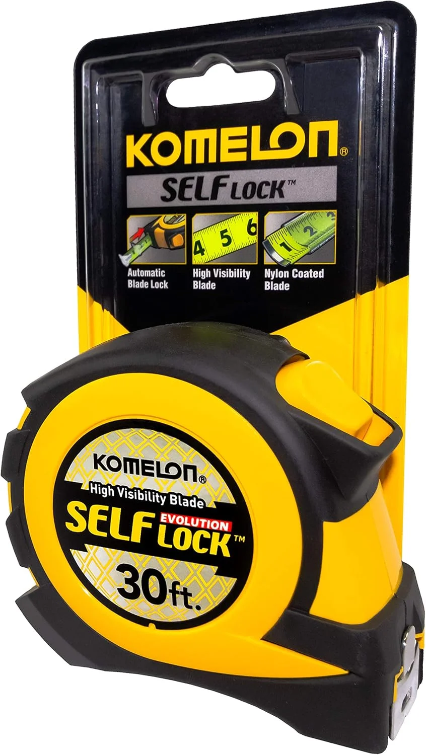 متر نواری خود قفل شونده Komelon EV2830، 30 فوت در 1 اینچ مدل Evolution متر نواری خود قفل شونده Komelon EV2830، 30 فوت در 1 اینچ مدل Evolution