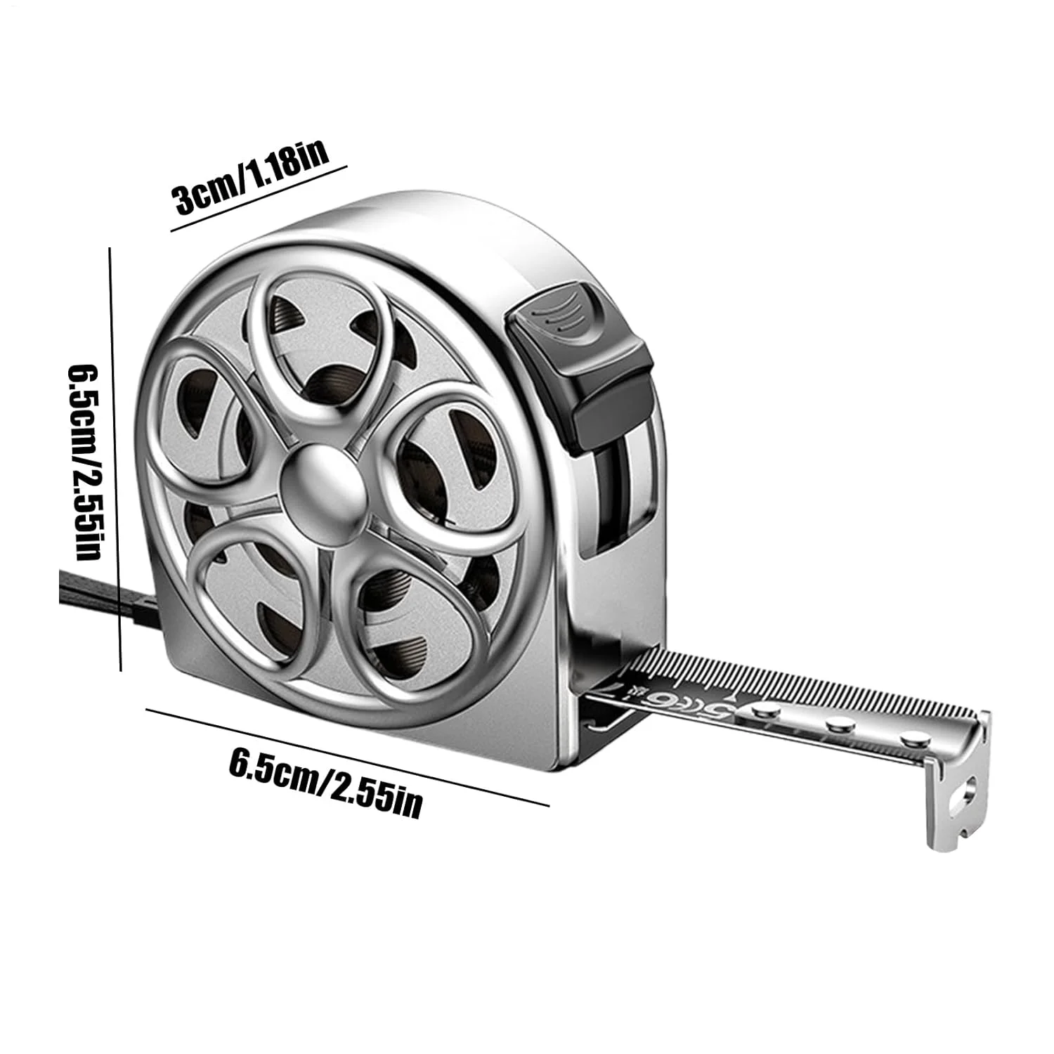 متر نواری استیل ضد زنگ - متر توخالی جمع شونده ضد آب - ابزار اندازه گیری دستی ضد افتادن برای مسیرهای کشاورزی، مهندسی صنعتی، نجاری و فضای باز متر نواری استیل ضد زنگ - متر توخالی جمع شونده ضد آب - ابزار اندازه گیری دستی ضد افتادن برای مسیرهای کشاورزی، مهندسی صنعتی، نجاری و فضای باز