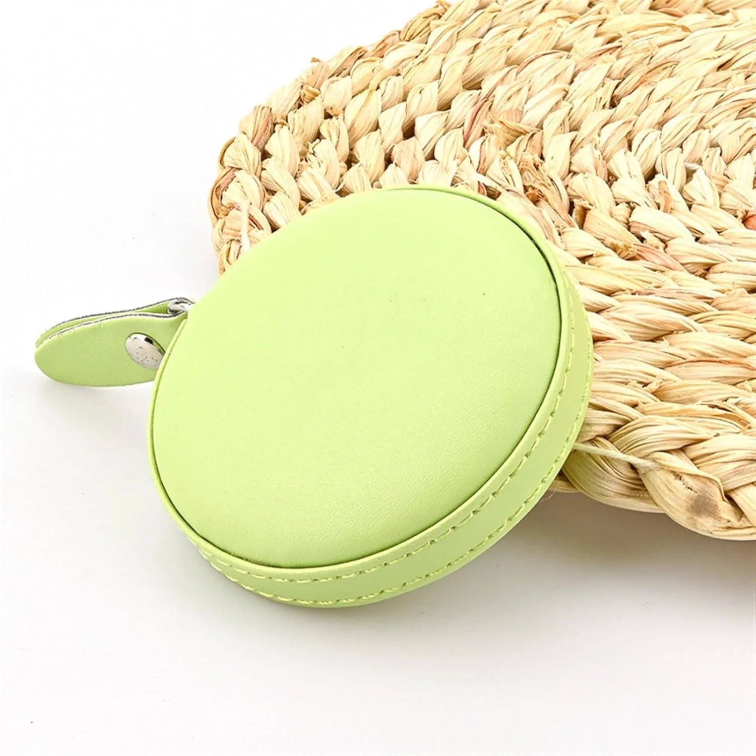 متر نواری KRSIAXG، متر خیاطی پارچه ای، متر اندازه گیری (سفید)