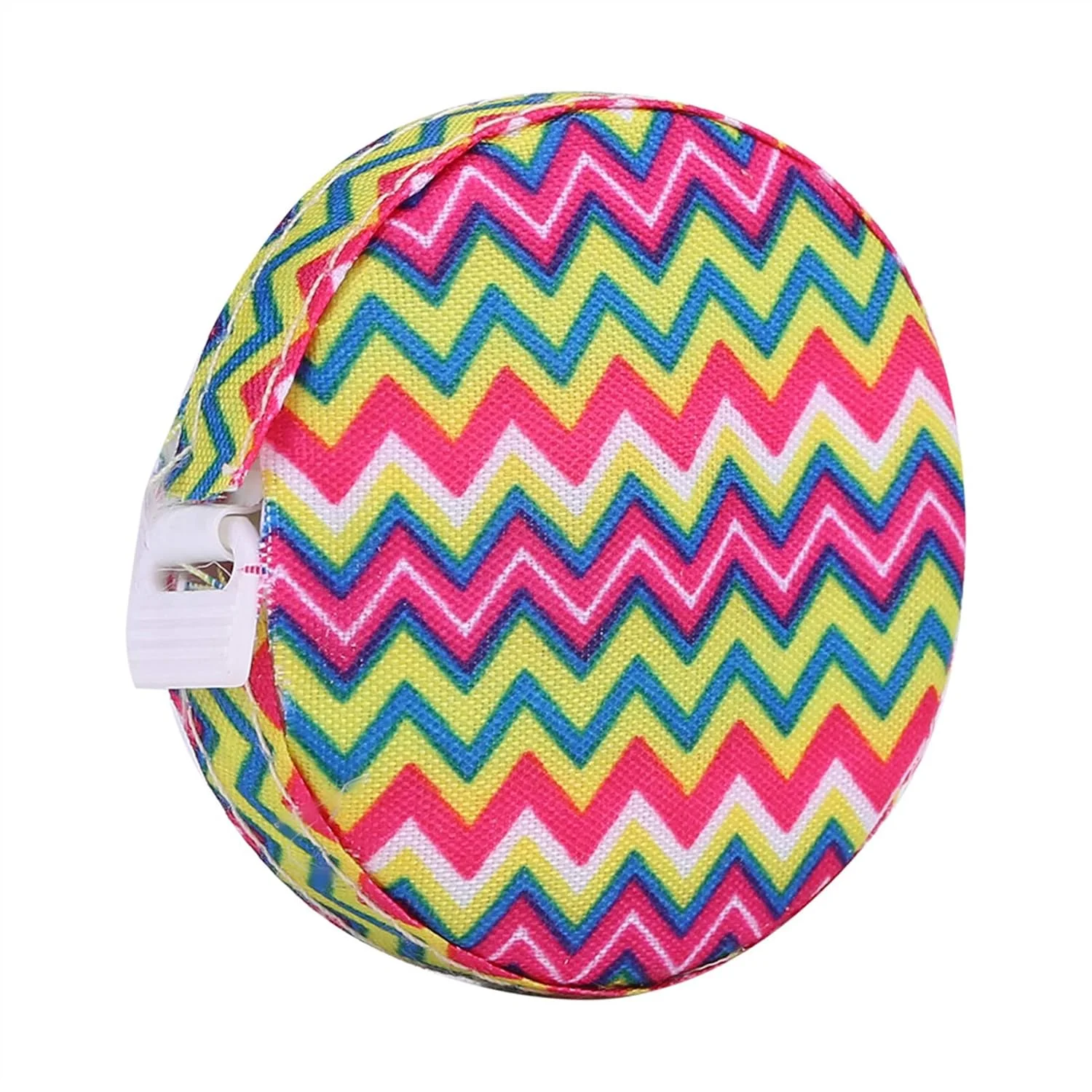 یک عدد متر نواری جمع شونده 150 سانتی متری 60 اینچی، خط کش اندازه گیری دقیق تناسب اندام، مناسب برای اندازه گیری دور سر کودکان (مدل موج دار آبی)