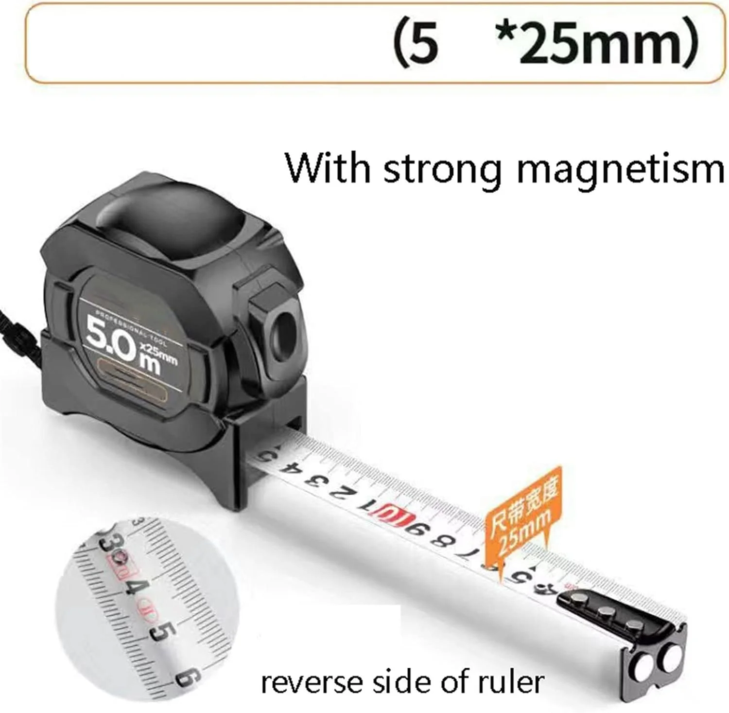 متر نواری PULTRT، متر دیجیتال استیل ضد زنگ درجه یک، متر نواری دو طرفه صنعتی با متر نواری خود قفل شونده مغناطیسی (Hortel) متر نواری PULTRT، متر دیجیتال استیل ضد زنگ درجه یک، متر نواری دو طرفه صنعتی با متر نواری خود قفل شونده مغناطیسی (Hortel)