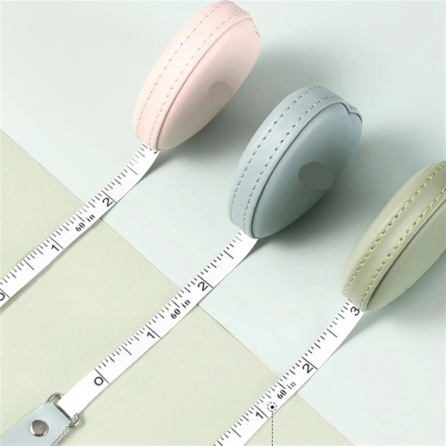 متر نواری KRSIAXG، متر نواری تلسکوپی، متر نواری قابل حمل (آبی تیره)