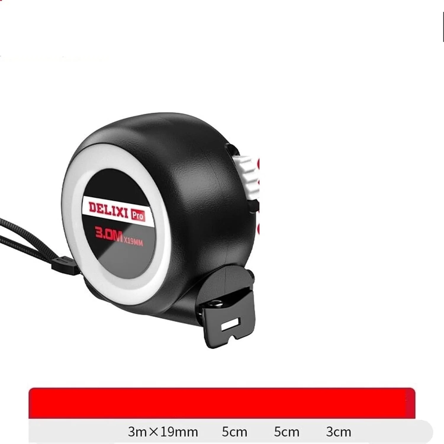 متر نواری KRSIAXG، مقاوم در برابر سایش، ضخیم شده، قابل حمل، متر فولادی 3 و 5 متری، ابزار اندازه گیری با دقت بالا