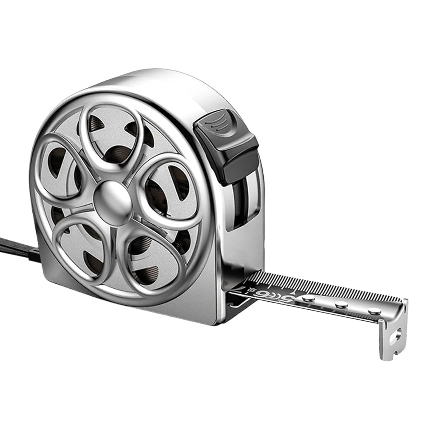 متر نواری استیل | متر فولادی ضد آب با قفل فوری | ابزار اندازه گیری دستی ضد سقوط برای مسیرهای کشاورزی، مهندسی صنعتی، نجاری و فضای باز