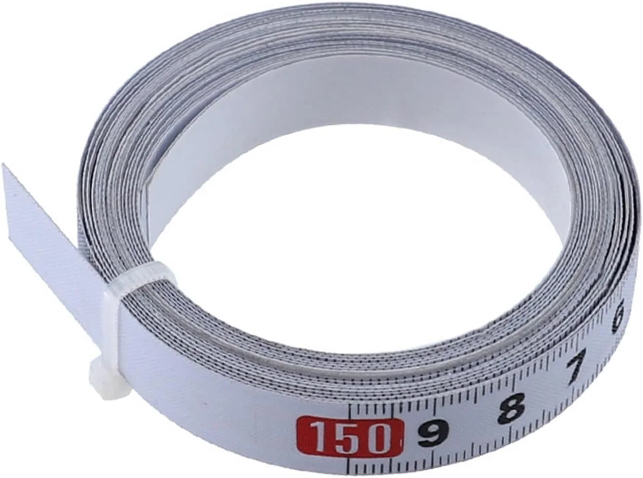 متر نواری YHUAEE 1-5 متری، متر نواری استیل ضد زنگ، خط کش مقیاس متریک خود چسب، ضد زنگ، بادوام و مقاوم در برابر سایش