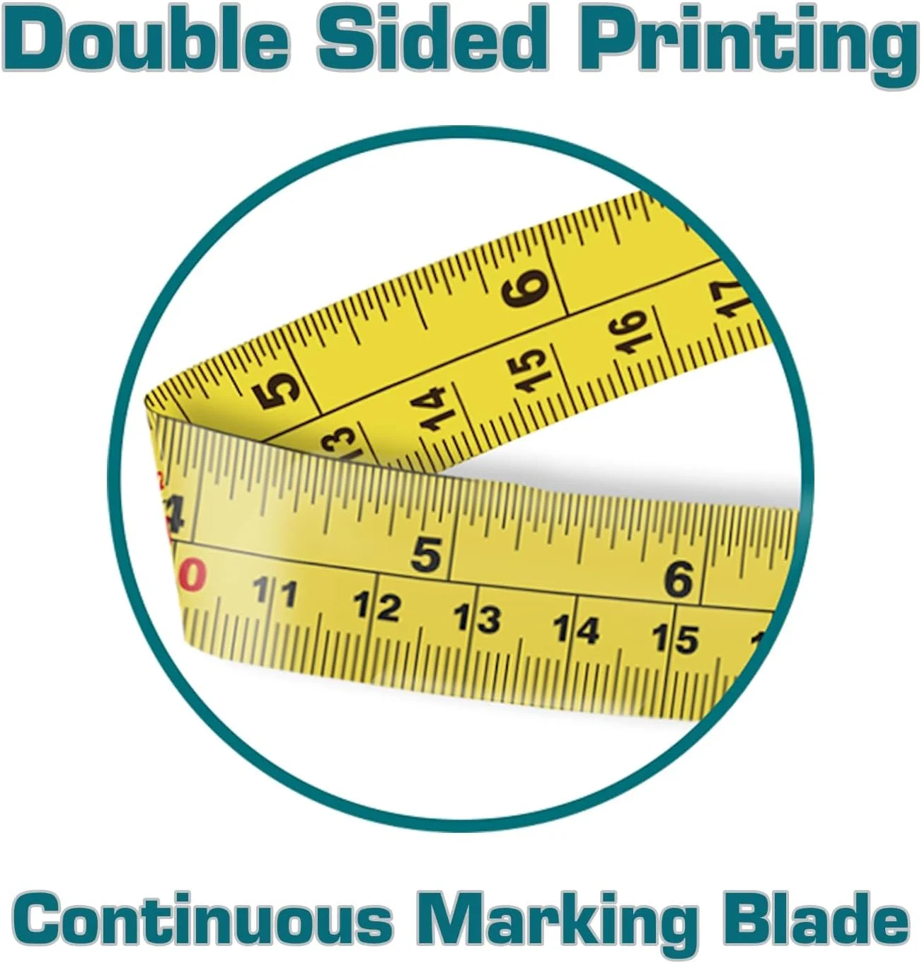 متر فلزی 10 متری توتال با عرض 25 میلی متر، اندازه گیری متریک و اینچی، دارای 3 دکمه توقف، روکش لاستیکی