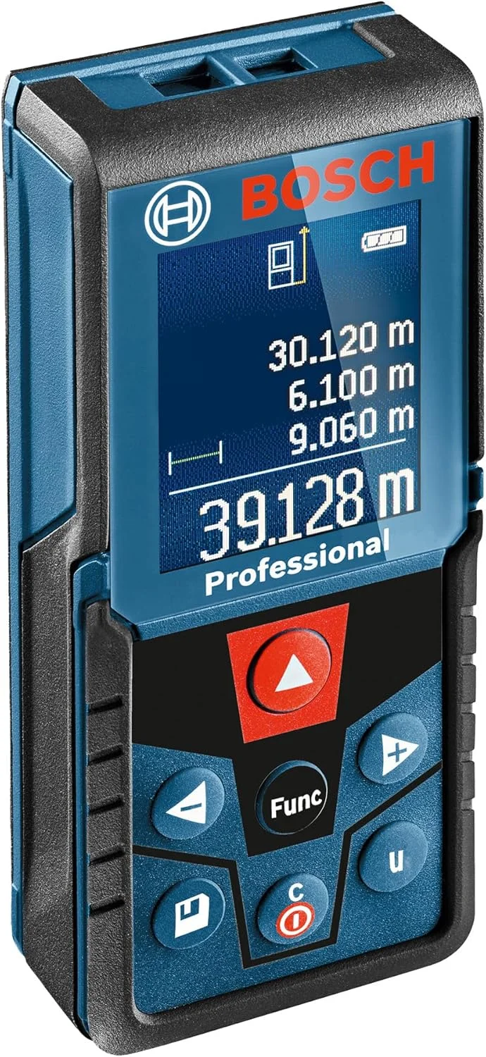 متر لیزری بوش مدل GLM 400 (محدوده 40 متر)، با باتری