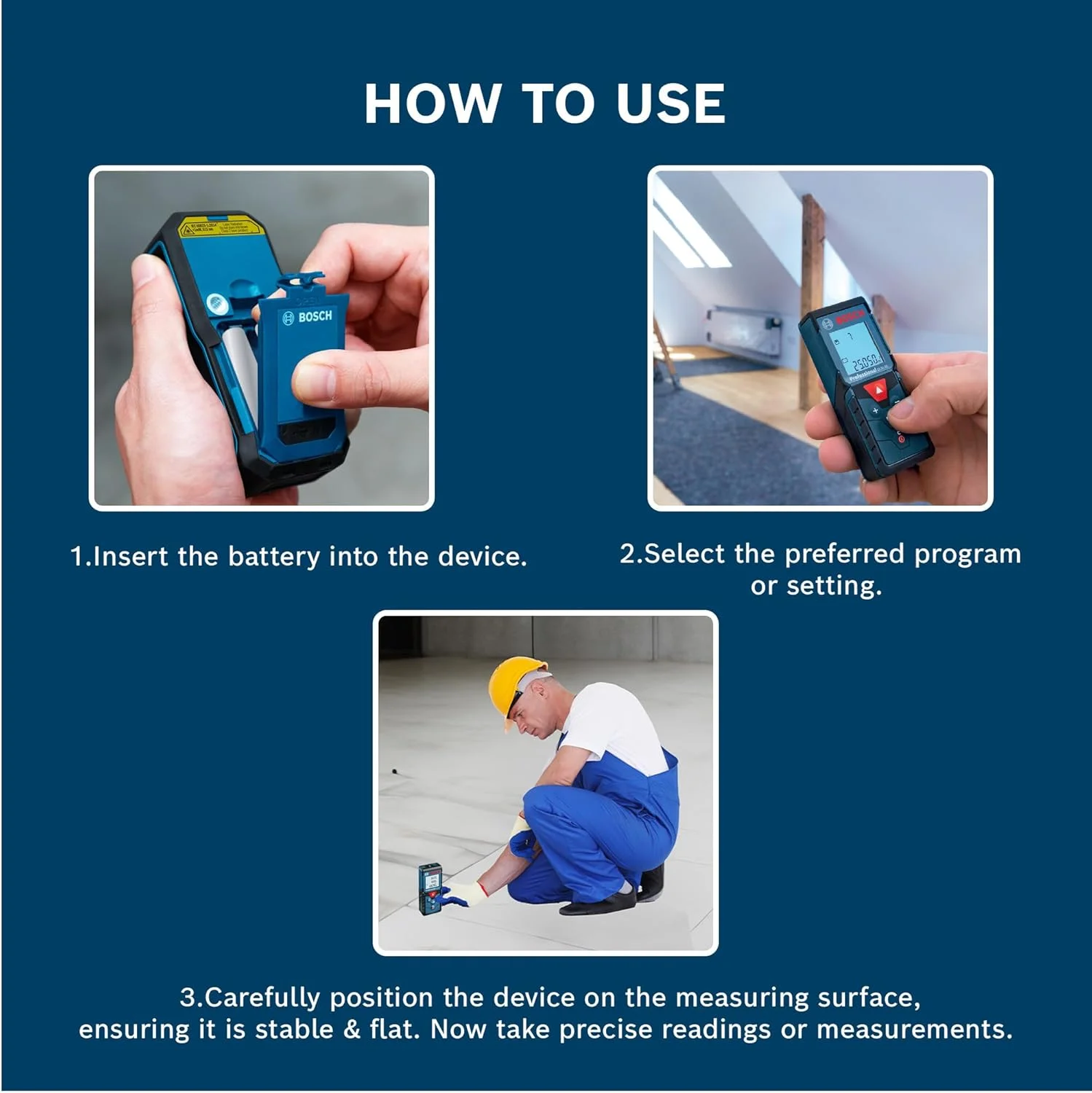 متر لیزری بوش GLM 40