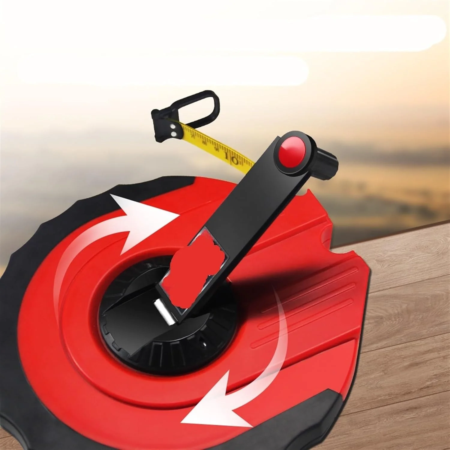 متر نواری UGFVGYTG، متر اندازه گیری با چاپ دو طرفه و روکش دار، متر نواری هندلی برای نقشه برداری ساختمان متر نواری UGFVGYTG، متر اندازه گیری با چاپ دو طرفه و روکش دار، متر نواری هندلی برای نقشه برداری ساختمان