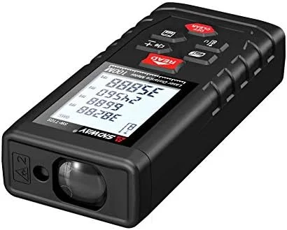 فاصله یاب لیزری دیجیتال 120 متری SNDWAY SW-TG120، متر نواری، محاسبه مساحت و حجم