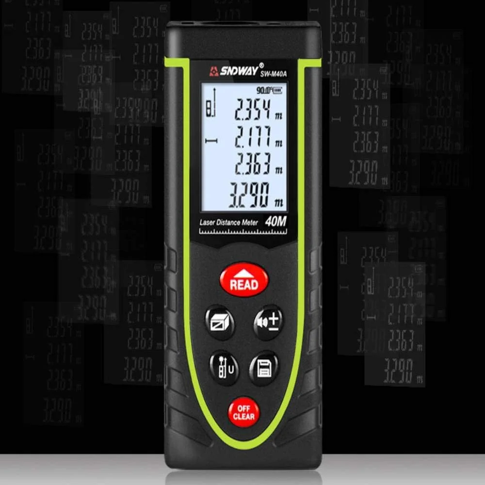 متر لیزری دیجیتال 40 متری Sndway