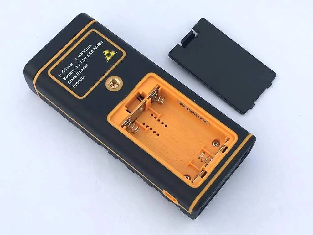 متر لیزری دوربین دار دیجیتال SNDWAY SW-S80، برد 80 متر، ابزار اندازه گیری مساحت و حجم