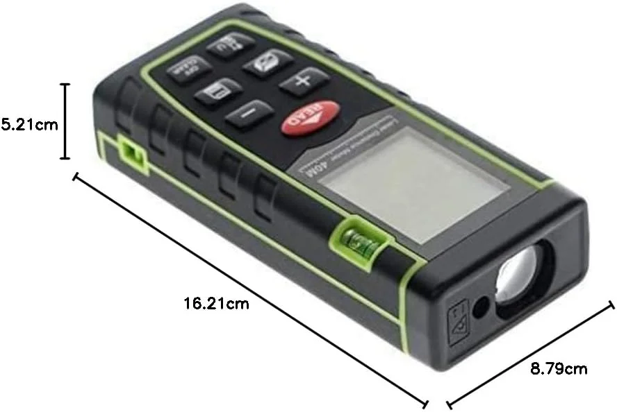 متر لیزری دیجیتال 40 متری SNDWAY SW-T40 با قابلیت اندازه گیری مساحت و حجم