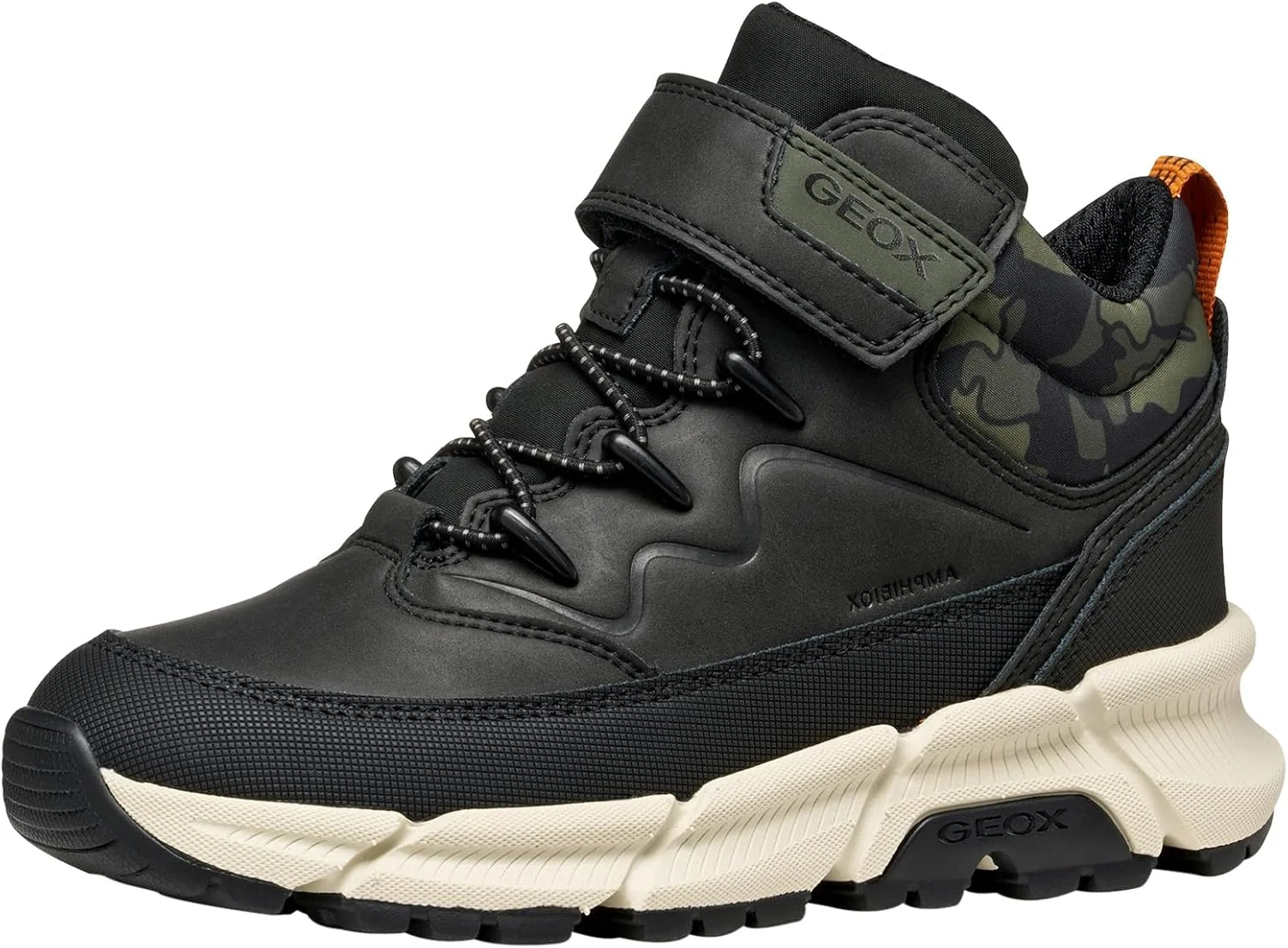 نیم بوت پسرانه جیوکس مدل J Flexyper Plus Boy، مشکی، سایز 7 UK