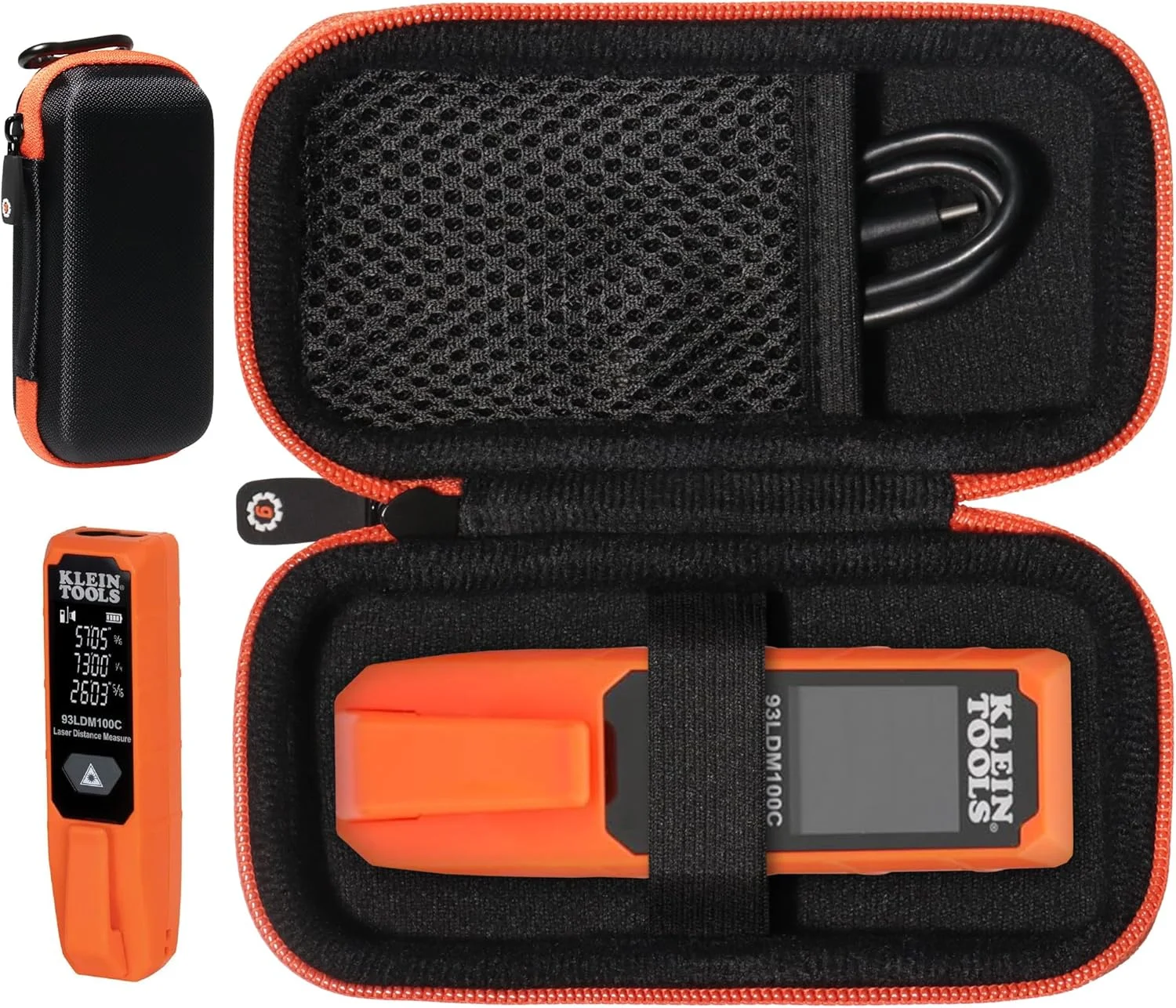 کیف اندازه گیری فاصله لیزری GETGEAR برای دستگاه اندازه گیری فاصله لیزری جمع و جور Klein Tools 93LDM100C