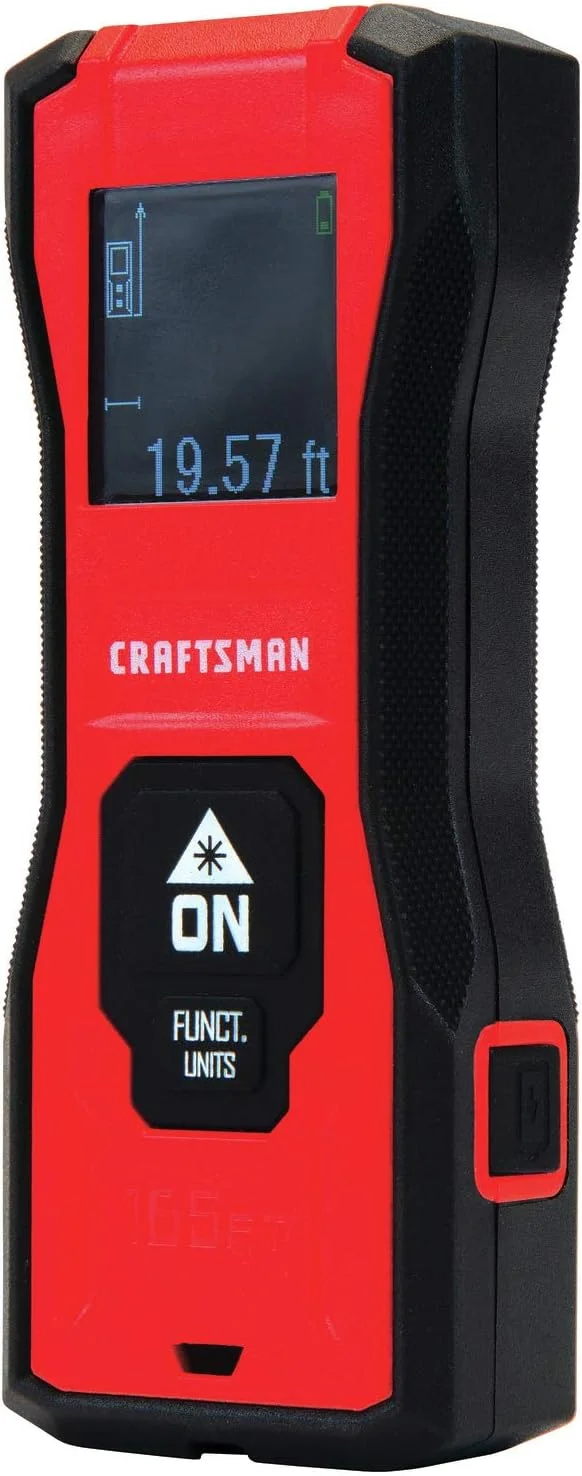 CRAFTSMAN Laser Measure Tool/Distance Meter, 165-Foot Range (CMHT77639N)