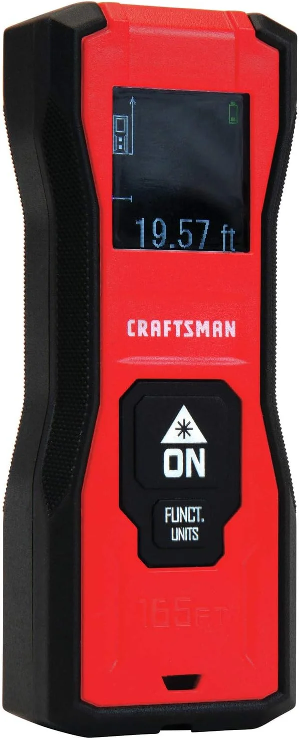 CRAFTSMAN Laser Measure Tool/Distance Meter, 165-Foot Range (CMHT77639N)