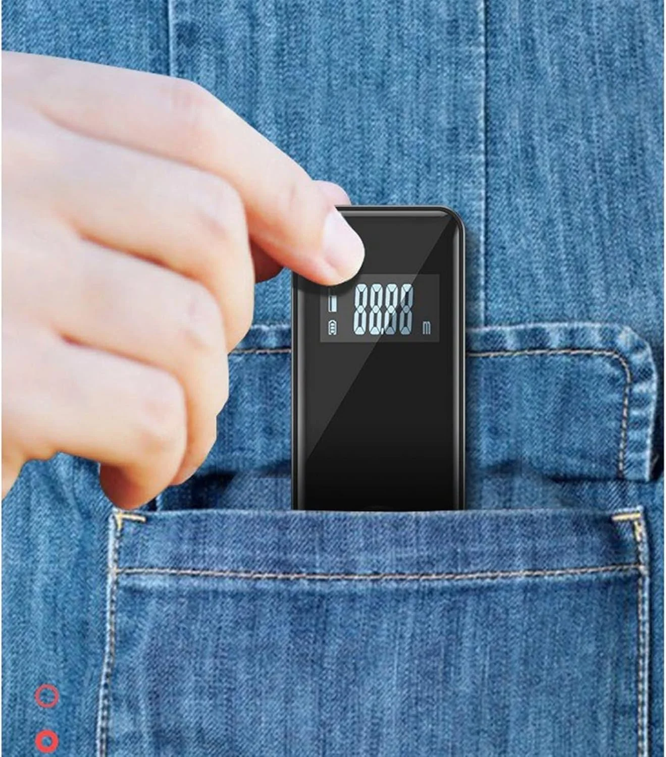 ساعت ارتفاع سنج HODORE، متر فاصله یاب لیزری، متر لیزری با دقت بالا، مینی متر لیزری قابل حمل