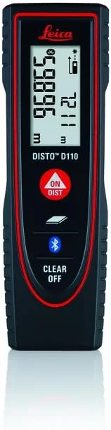 متر لیزری لایکا مدل Disto D110 (E7100i) با بلوتوث - مشکی/قرمز، 60 متر