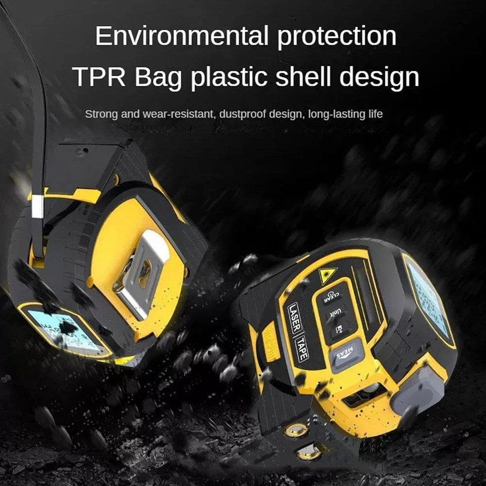 متر لیزری 3 در 1 MiBoce، متر نواری لیزری دیجیتال، با صفحه نمایش LCD، متر نواری 5 متری، برد لیزری 40/60 متری، تار لیزری، برای دکوراسیون داخلی، اندازه گیری خانه متر لیزری 3 در 1 MiBoce، متر نواری لیزری دیجیتال، با صفحه نمایش LCD، متر نواری 5 متری، برد لیزری 40/60 متری، تار لیزری، برای دکوراسیون داخلی، اندازه گیری خانه