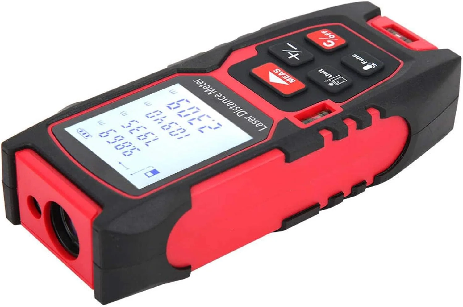 متر لیزری فاصله یاب مادون قرمز، فناوری لیزر دقیق، ارتفاع سنج قابل حمل، لیزر دستی با دقت بالا، دستگاه اندازه گیری فاصله لیزری برای اندازه گیری داخلی (100 متر) متر لیزری فاصله یاب مادون قرمز، فناوری لیزر دقیق، ارتفاع سنج قابل حمل، لیزر دستی با دقت بالا، دستگاه اندازه گیری فاصله لیزری برای اندازه گیری داخلی (100 متر)