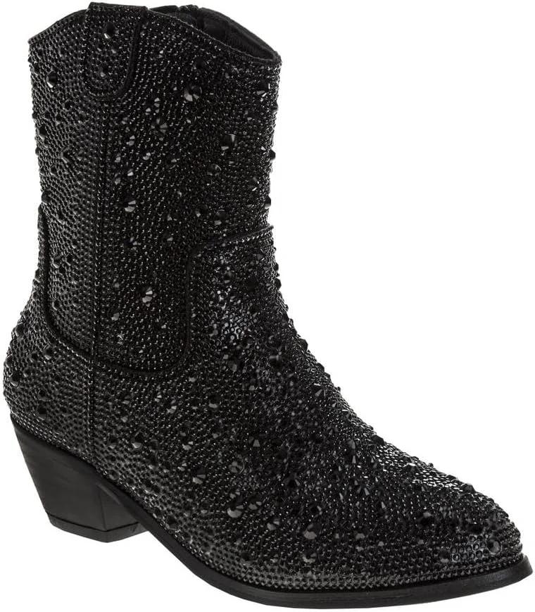 نیم‌بوت دخترانه جوسمو مدل Sparkly طرح اکلیلی