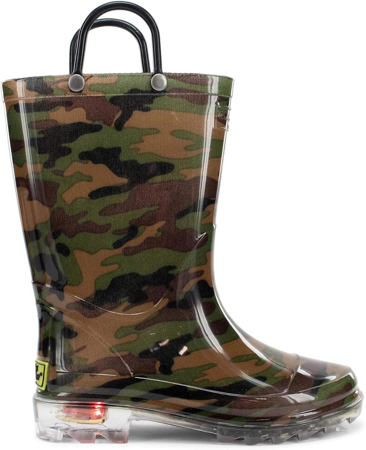 چکمه بارانی ضدآب کودکانه وسترن چیف با چراغ های روشن شونده در هر قدم