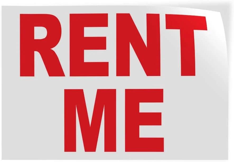 برچسب ایمنی مدل Rent Me ابعاد 18x24 اینچ