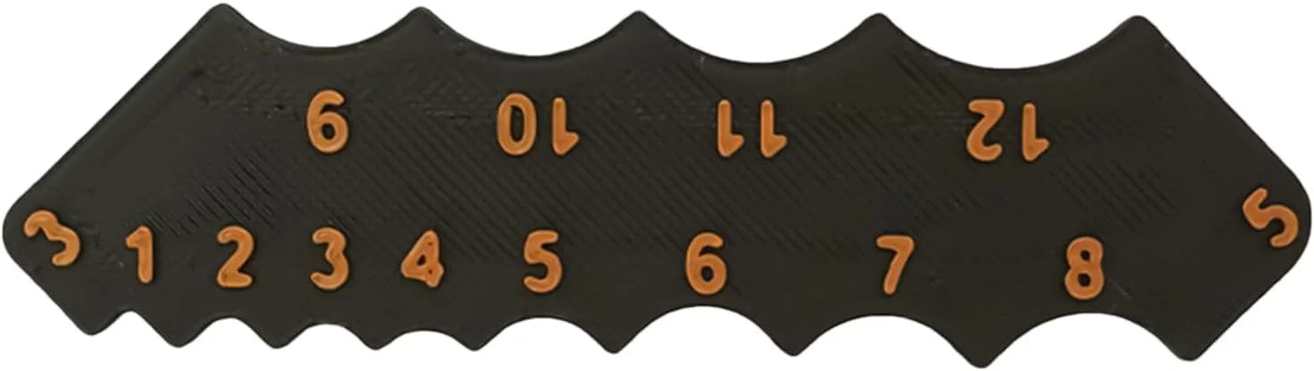 گیج شعاع فیلت، گیج زاویه، ابزار اندازه گیری قوس، چند منظوره برای شعاع های محدب، جمع و جور، گیج اندازه گیری فولاد ضد زنگ برای صنعت، کار میدانی، پروژه های خانگی، قالب سازی (9.3x0.2x2.5cm)