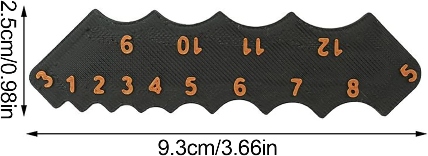 گیج شعاع فیلت، گیج زاویه، ابزار اندازه گیری قوس، چند منظوره برای شعاع های محدب، جمع و جور، گیج اندازه گیری فولاد ضد زنگ برای صنعت، کار میدانی، پروژه های خانگی، قالب سازی (9.3x0.2x2.5cm) گیج شعاع فیلت، گیج زاویه، ابزار اندازه گیری قوس، چند منظوره برای شعاع های محدب، جمع و جور، گیج اندازه گیری فولاد ضد زنگ برای صنعت، کار میدانی، پروژه های خانگی، قالب سازی (9.3x0.2x2.5cm)