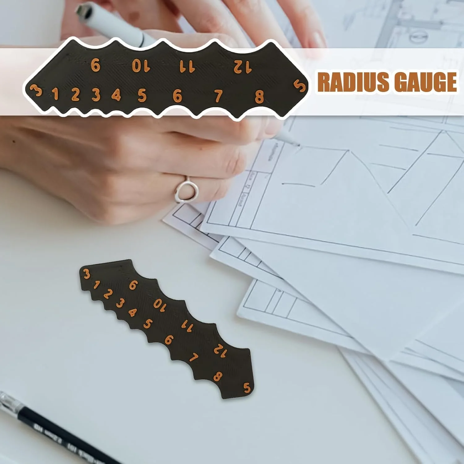 گیج شعاع فیلت، گیج زاویه، ابزار اندازه گیری قوس، چند منظوره برای شعاع های محدب، جمع و جور، گیج اندازه گیری فولاد ضد زنگ برای صنعت، کار میدانی، پروژه های خانگی، قالب سازی (9.3x0.2x2.5cm) گیج شعاع فیلت، گیج زاویه، ابزار اندازه گیری قوس، چند منظوره برای شعاع های محدب، جمع و جور، گیج اندازه گیری فولاد ضد زنگ برای صنعت، کار میدانی، پروژه های خانگی، قالب سازی (9.3x0.2x2.5cm)