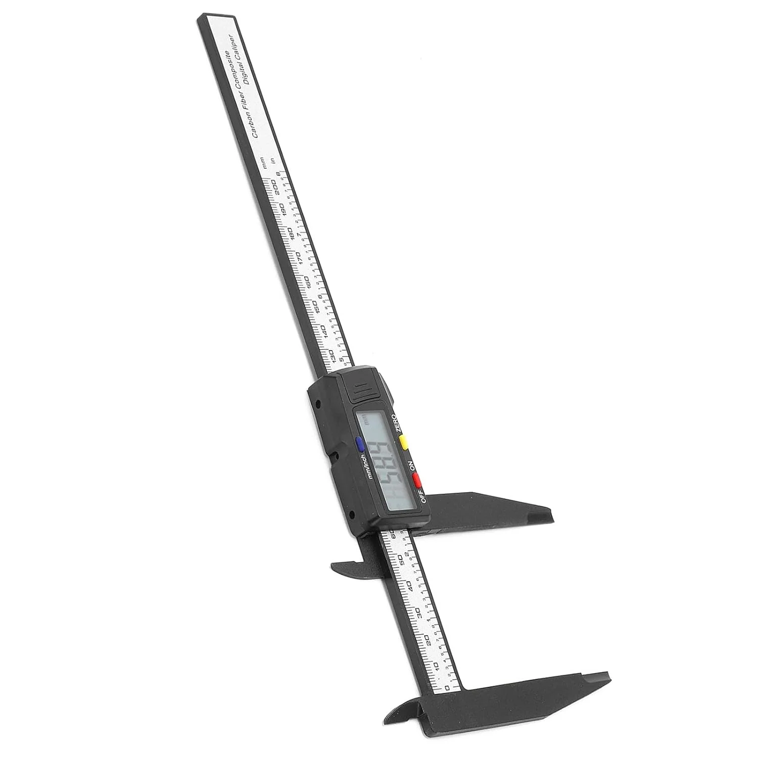 کولیس دیجیتال کربنی 200 میلیمتری با صفحه نمایش بزرگ LCD و تبدیل واحد متریک/اینچ کولیس دیجیتال کربنی 200 میلیمتری با صفحه نمایش بزرگ LCD و تبدیل واحد متریک/اینچ