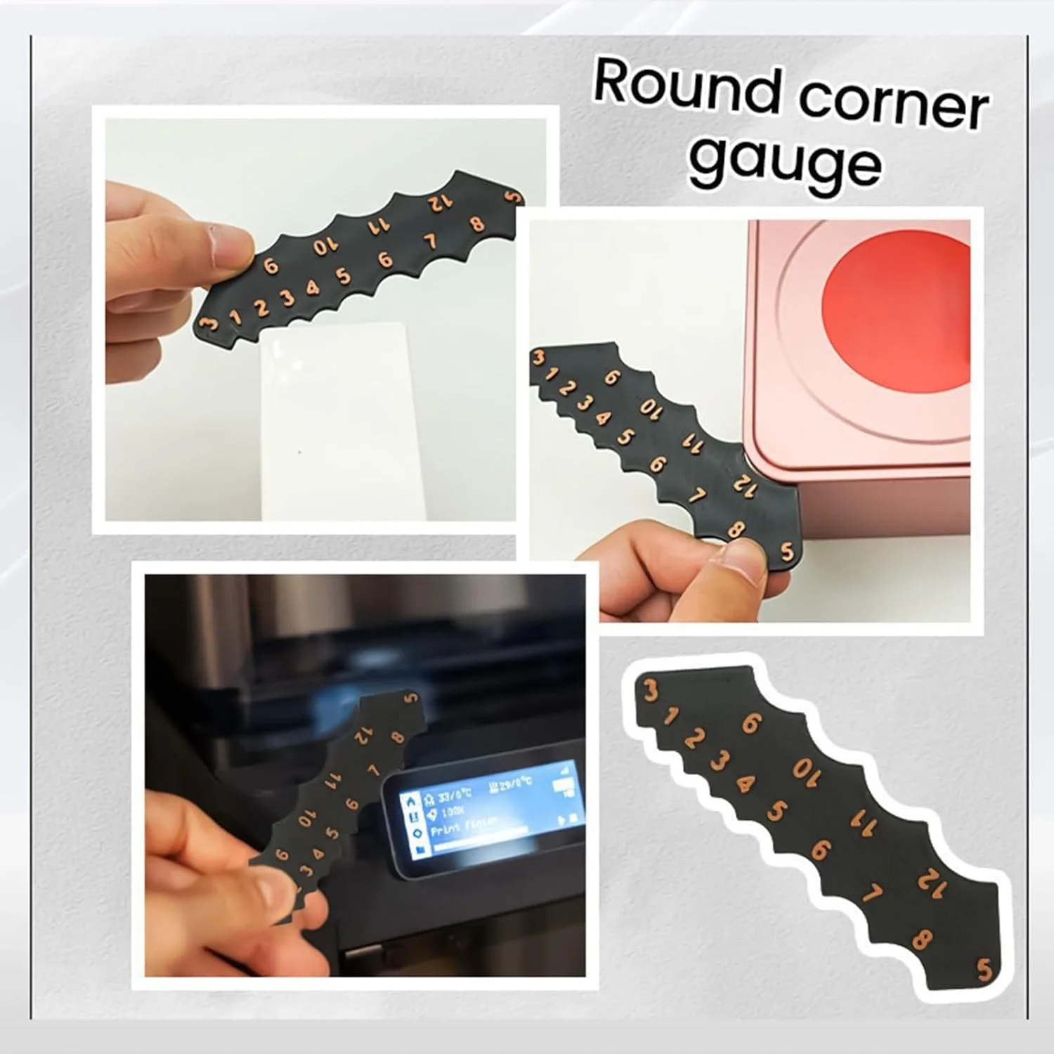 گیج شعاع فیلت، گیج زاویه، ابزار اندازه گیری قوس، چند منظوره برای شعاع های محدب، جمع و جور، گیج اندازه گیری فولاد ضد زنگ برای صنعت، کار میدانی، پروژه های خانگی، قالب سازی (9.3x0.2x2.5cm) گیج شعاع فیلت، گیج زاویه، ابزار اندازه گیری قوس، چند منظوره برای شعاع های محدب، جمع و جور، گیج اندازه گیری فولاد ضد زنگ برای صنعت، کار میدانی، پروژه های خانگی، قالب سازی (9.3x0.2x2.5cm)