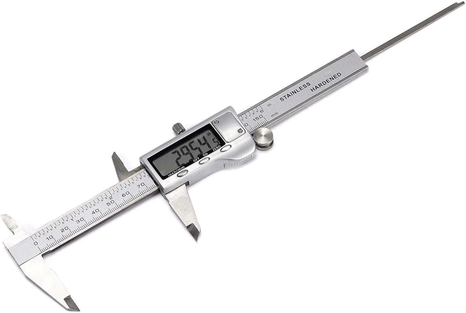 کولیس ورنیه دیجیتال استیل ضد زنگ eWINNER، ابزار الکترونیکی (150 میلی متر، 6 اینچ)