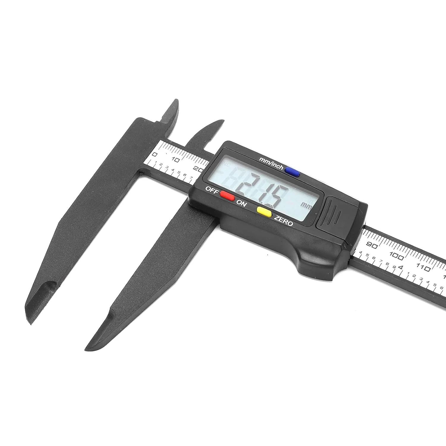 کولیس دیجیتال کربنی 200 میلیمتری با صفحه نمایش بزرگ LCD و تبدیل واحد متریک/اینچ کولیس دیجیتال کربنی 200 میلیمتری با صفحه نمایش بزرگ LCD و تبدیل واحد متریک/اینچ