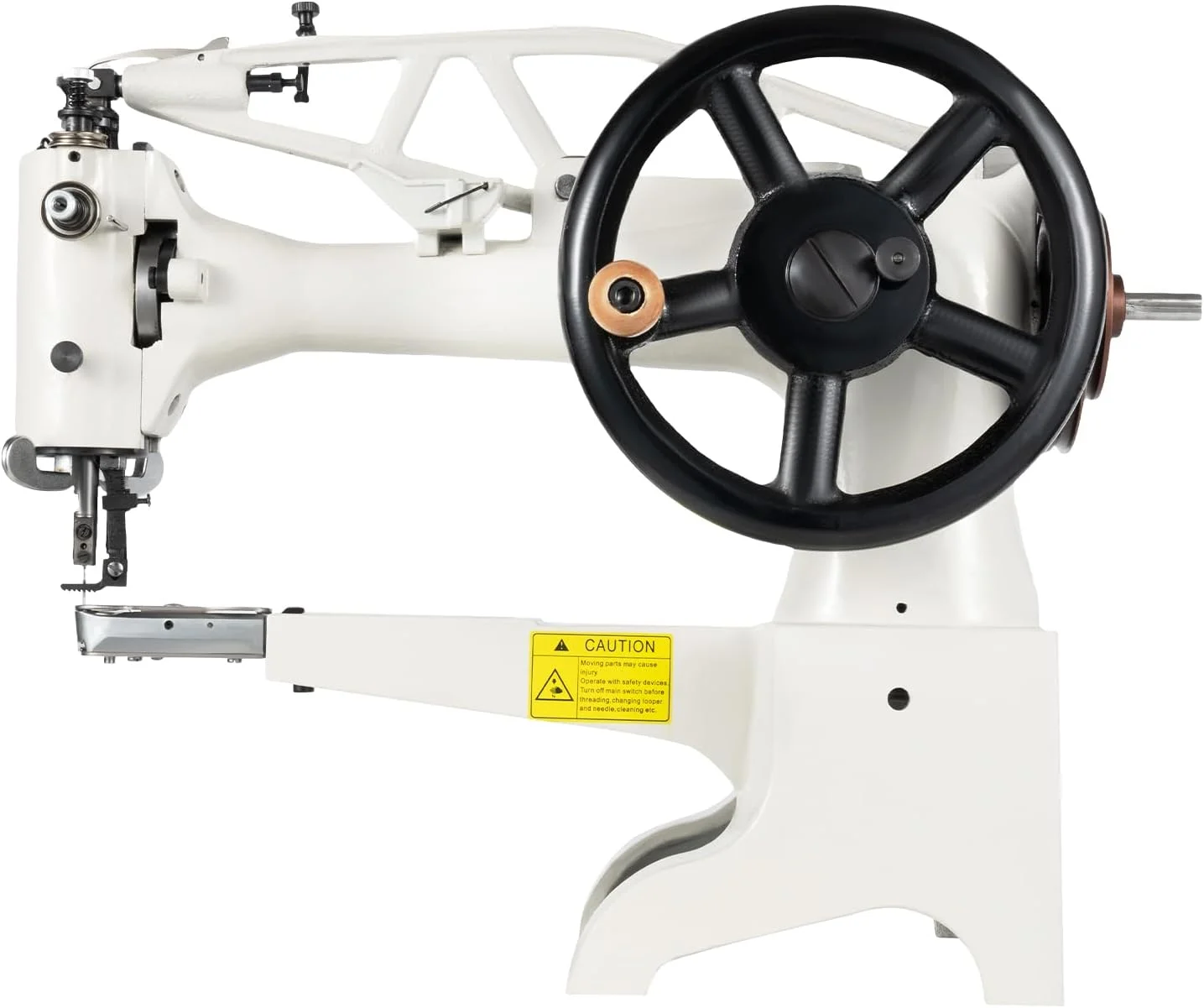 چرخ خیاطی چرم، دستگاه تعمیر چکمه و کفش چرمی 30 سانتی متری نایلونی/کتانی دستی صنعتی با طول دوخت قابل تنظیم برای دمپایی، کیف، عروسک و پارچه های ضخیم چرخ خیاطی چرم، دستگاه تعمیر چکمه و کفش چرمی 30 سانتی متری نایلونی/کتانی دستی صنعتی با طول دوخت قابل تنظیم برای دمپایی، کیف، عروسک و پارچه های ضخیم