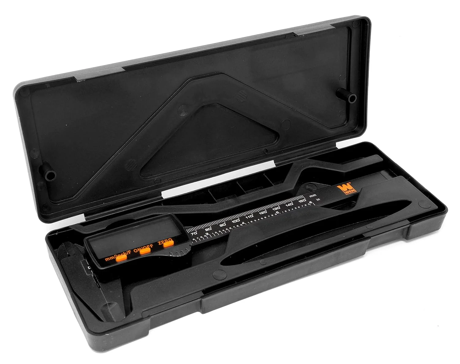 کولیس دیجیتال الکترونیکی 6.1 اینچی WEN 10761 با نمایشگر LCD و جعبه نگهداری