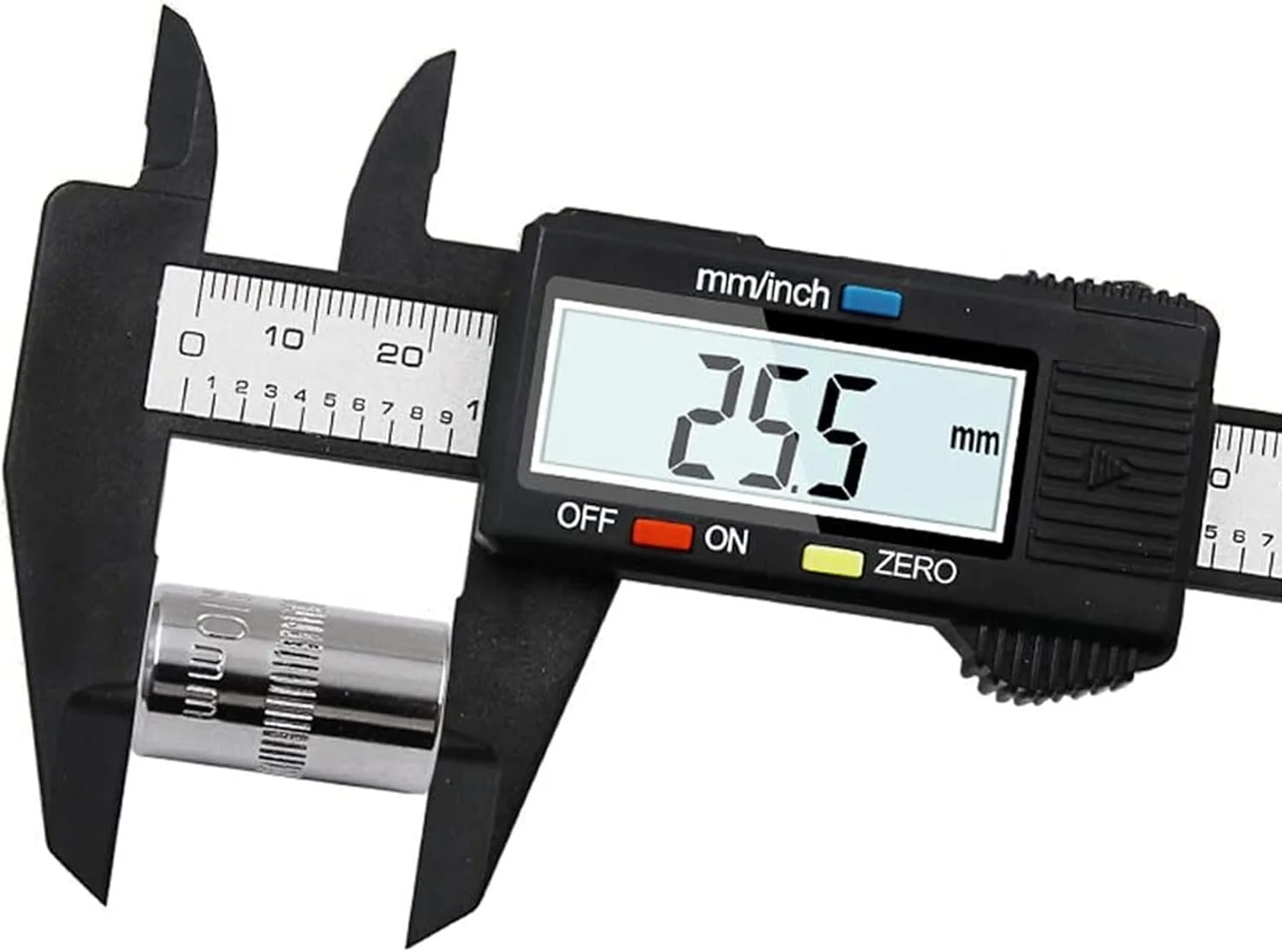 کولیس دیجیتال الکترونیکی فیبر کربنی 150 میلی متری 6 اینچی Sulfar