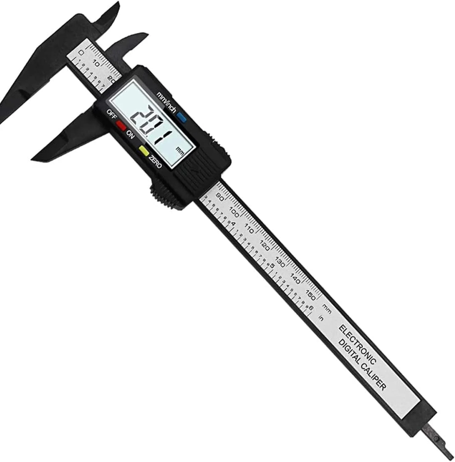 کولیس دیجیتال الکترونیکی فیبر کربنی 150 میلی متری 6 اینچی Sulfar