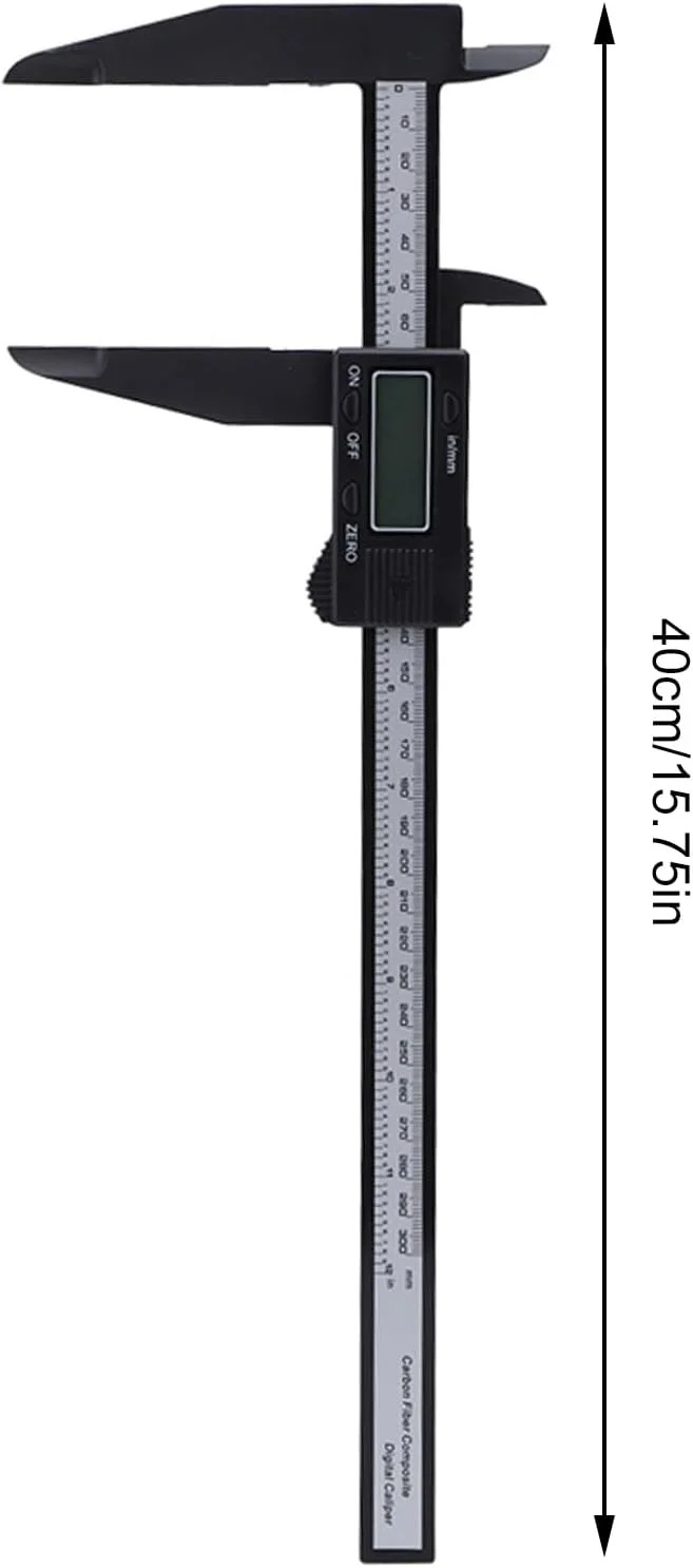 ابزار فوق العاده کولیس دیجیتال، کولیس الکترونیکی با محدوده 0 تا 150 میلی متر و 0 تا 300 میلی متر به همراه کولیس ورنیه اختیاری، میکرومتر، خط کش (کولیس کربنی 300 میلی متری با فک بلند) ابزار فوق العاده کولیس دیجیتال، کولیس الکترونیکی با محدوده 0 تا 150 میلی متر و 0 تا 300 میلی متر به همراه کولیس ورنیه اختیاری، میکرومتر، خط کش (کولیس کربنی 300 میلی متری با فک بلند)