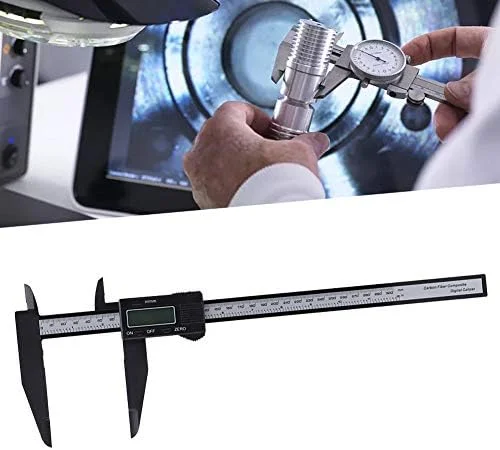 ابزار فوق العاده کولیس دیجیتال، کولیس الکترونیکی با محدوده 0 تا 150 میلی متر و 0 تا 300 میلی متر به همراه کولیس ورنیه اختیاری، میکرومتر، خط کش (کولیس کربنی 300 میلی متری با فک بلند) ابزار فوق العاده کولیس دیجیتال، کولیس الکترونیکی با محدوده 0 تا 150 میلی متر و 0 تا 300 میلی متر به همراه کولیس ورنیه اختیاری، میکرومتر، خط کش (کولیس کربنی 300 میلی متری با فک بلند)