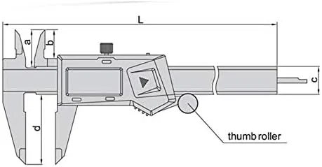 کولیس دیجیتال اینسایز - مدل ISZ-1108-150