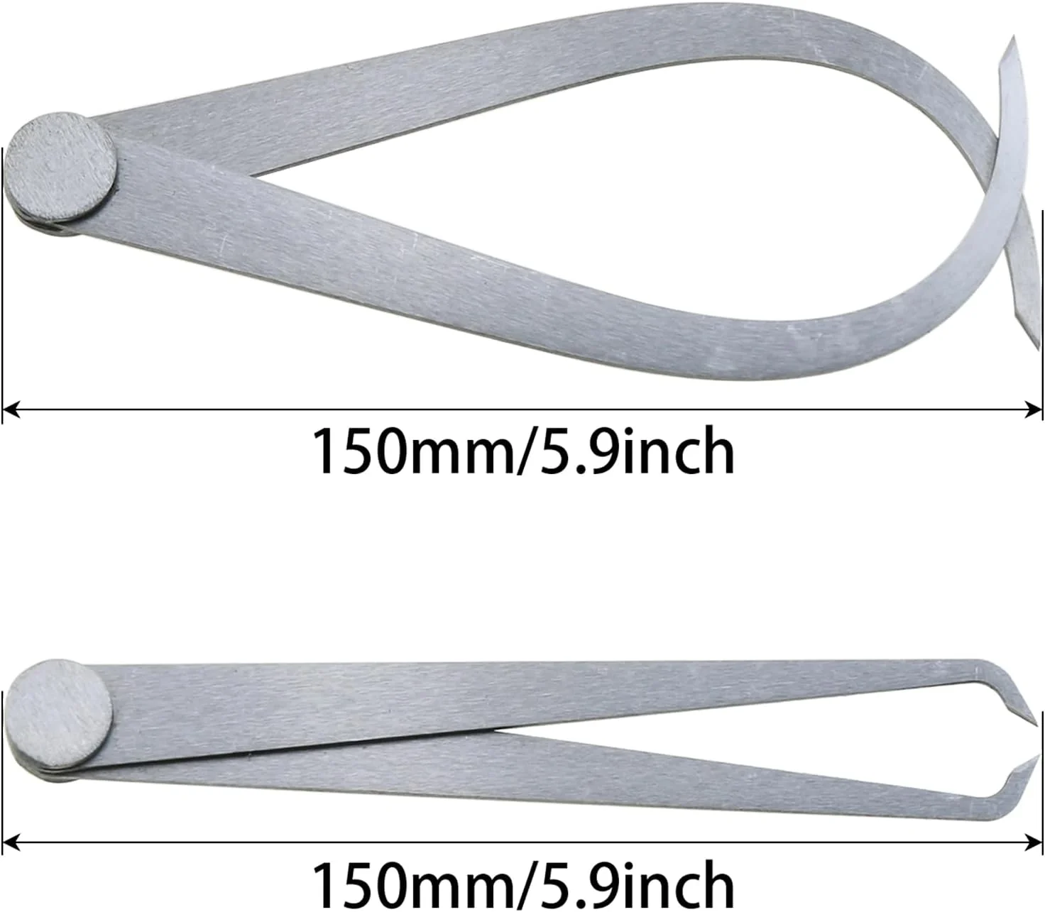 هیوس 2 عدد کولیس 6 اینچی کولیس قطر داخلی کولیس قطر خارجی فولاد ضد زنگ کولیس مفصلی ابزار سفال رسی برای اندازه گیری مجسمه سازی اندازه لوله سفالی هیوس 2 عدد کولیس 6 اینچی کولیس قطر داخلی کولیس قطر خارجی فولاد ضد زنگ کولیس مفصلی ابزار سفال رسی برای اندازه گیری مجسمه سازی اندازه لوله سفالی