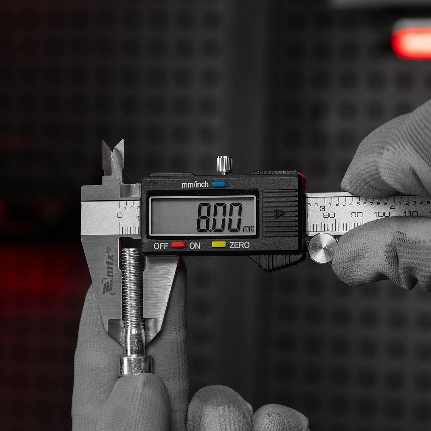 کولیس ورنیه MTX 150 میلی‌متری - ابزار اندازه گیری دقیق، کولیس استیل ضد زنگ برای اندازه گیری دقیق داخلی و خارجی