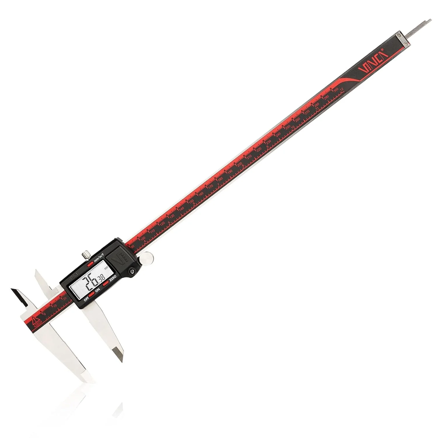 کولیس دیجیتال ورنیه با کیفیت وینکا DCLA-1205، تبدیل اینچ/متریک/کسری، بدنه استیل ضد زنگ 0-12 اینچ/300 میلی متر، صفحه نمایش LCD بسیار بزرگ قرمز/مشکی، خاموش شدن خودکار، ابزار اندازه گیری ویژه کولیس دیجیتال ورنیه با کیفیت وینکا DCLA-1205، تبدیل اینچ/متریک/کسری، بدنه استیل ضد زنگ 0-12 اینچ/300 میلی متر، صفحه نمایش LCD بسیار بزرگ قرمز/مشکی، خاموش شدن خودکار، ابزار اندازه گیری ویژه