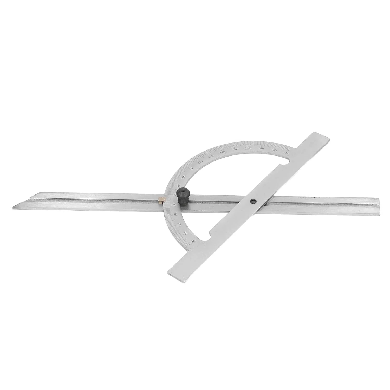 گونیا زاویه یاب نجاری قابل تنظیم Domary با دقت بالا، فولاد کربنی 200 در 400 میلی متر، مناسب برای دانشجویان و ماشین کاران
