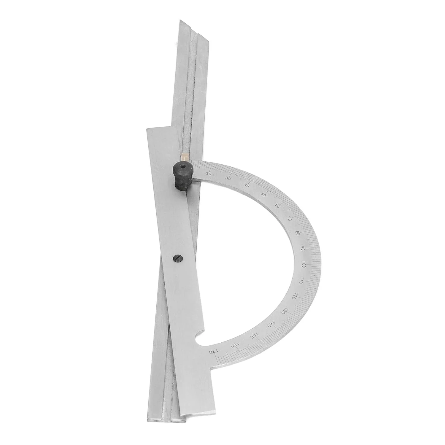 گونیا زاویه یاب نجاری قابل تنظیم Domary با دقت بالا، فولاد کربنی 200 در 400 میلی متر، مناسب برای دانشجویان و ماشین کاران