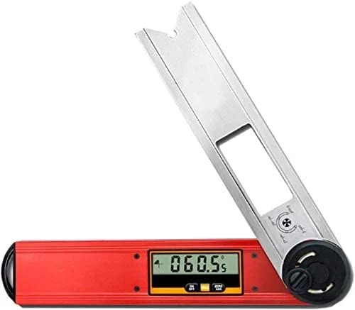 زاویه یاب دیجیتال BLZQSQ، تراز دیجیتال 360 درجه، گونیا، استاندارد ضد آب IP54، قرمز