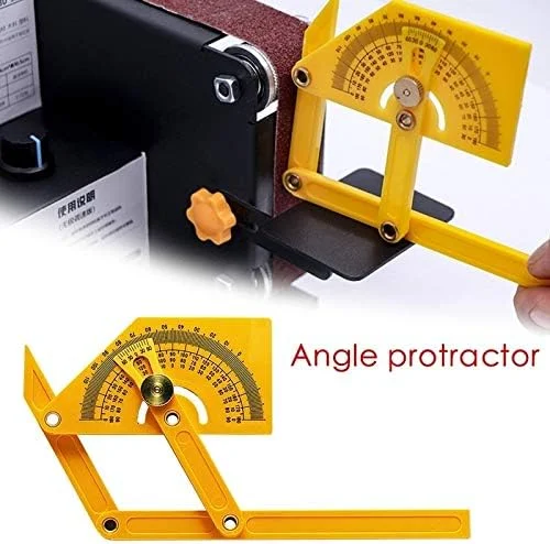 Protractor and Angle Finder Woodworking Measurement Tool 0° to 180° Woodworking Angle Ruler Plastic Protractor