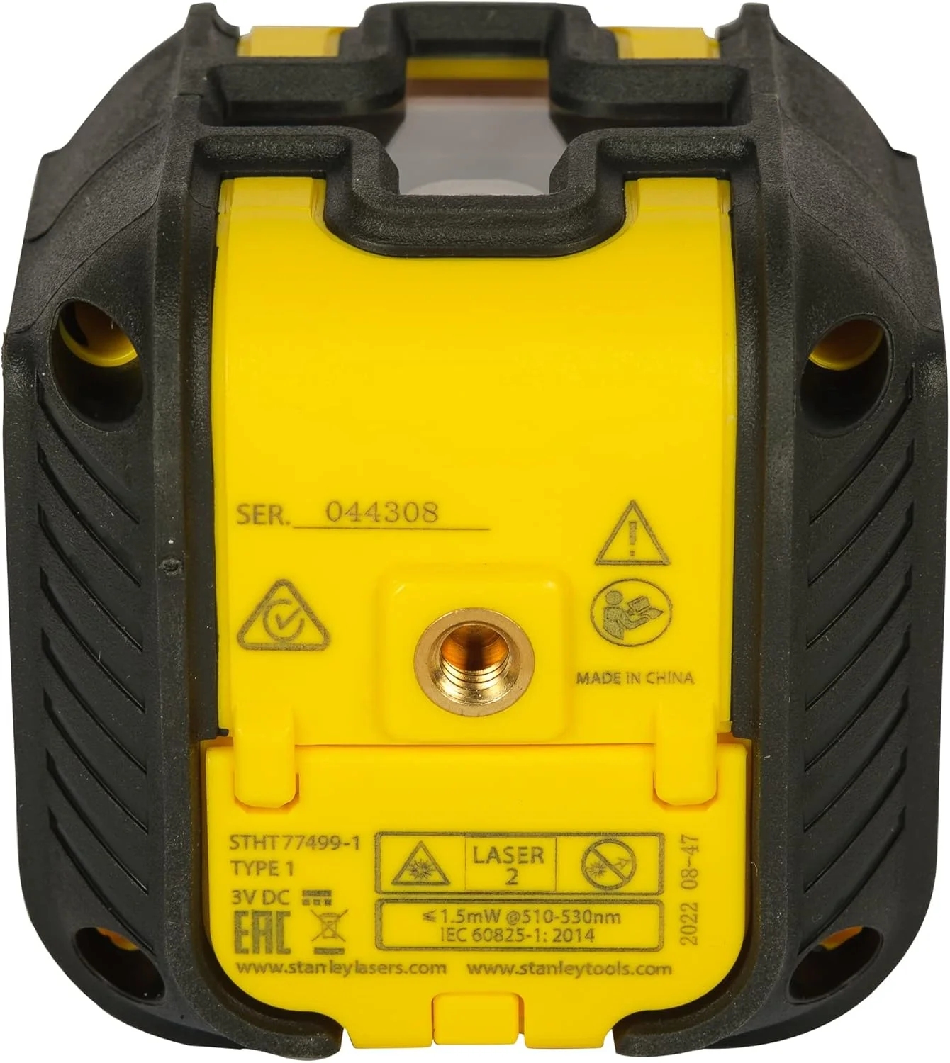 تراز لیزری خطی متقاطع استنلی Intelli Tools Cubix، پرتو سبز، STHT77499-1 تراز لیزری خطی متقاطع استنلی Intelli Tools Cubix، پرتو سبز، STHT77499-1